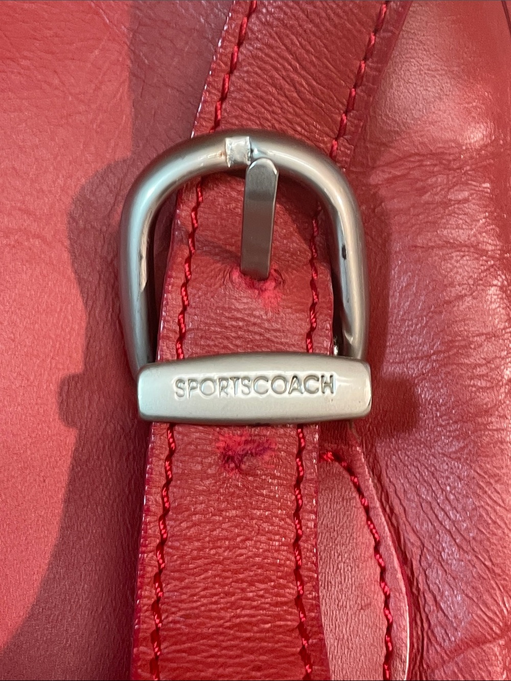 Classic Red Leather Mini Backpack - Picture 5 of 10